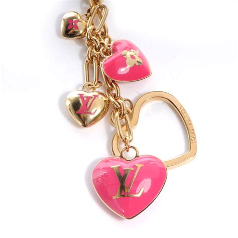 louis vuitton heart bag charm